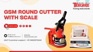 Hydraulic GSM Round Cutter, Fabric GSM Cutter, GSM Round Cutter, Paper GSM Cutter, Rexene,Paperboard