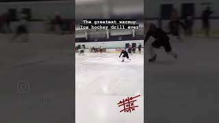 This is the BEST WARM UP #icehockey #hockey #warmup #nhl #canada #training