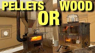 Pellet Stove OR WOOD STOVE Hori5 Hot TENT STOVE