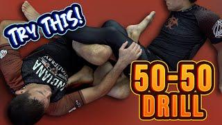 50-50 Leg Pummeling Drill