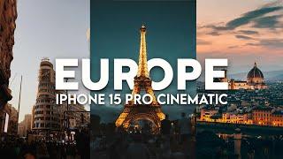 Europe 2024 iPhone 15 Pro | Cinematic Travel Video