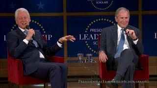 George W. Bush, Bill Clinton Conversation on Leadership From the George W. Bush Presidential Center