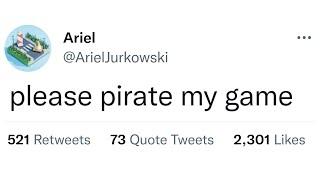 Game Developer Encourages Piracy