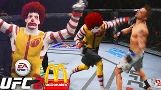 Ronald McDonald Serving These HANDS! I'm Loving It! EA Sports UFC 2 Online Gameplay