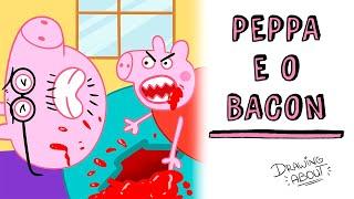 Peppa e o bacon  História de terror | Draw My Life