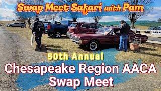 Cool Hot Parts! 2025 50th Annual Chesapeake Region AACA Swap Meet Video 1#aaca #swapmeetsafari