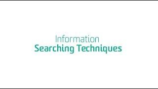 Information Searching Techniques