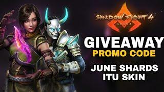 JUNE Shards giveaway |shadow fight 4 promo code| shadow fight 4 giveaway| promo code shadow fight 4