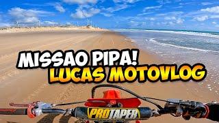 TRILHA DE MOTO COM LUCAS MOTOVLOG - MISSÃO PIPA #1