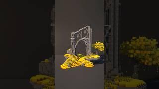 I built a ruined flying buttress with @vahaanmc Hope you Enjoy!#shorts #minecraft #minecraftbuilding