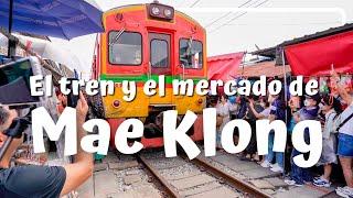 EL TREN que ATRAVIESA por un MERCADO! Mae Klong!  - Tailandia #15 Luisitoviajero