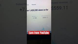 How to earn money from YouTube #youtubeshorts #online #money