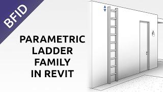 Create Ladder in Revit | Parametric Array Family