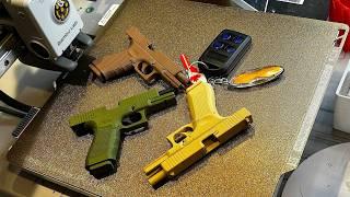 How to make a 3D print Fidget Pistol Keychain.  Dare to make one?