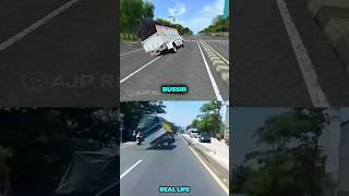 BUSSID VS REAL LIFE - TRUK OLENG #bussid #trukoleng #viralvideo