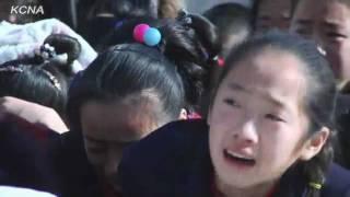 North Koreans crying hysterically over the death of Kim Jong-il?.