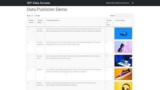 Data Publisher - Create and use a publication