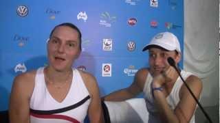 Catching Up With Nadia Petrova & Katarina Srebotnik: Apia International Sydney 2013