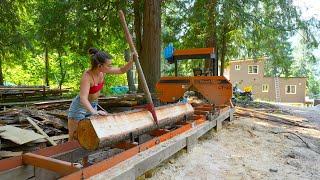 Milling And Framing Walls For Our Powershed!