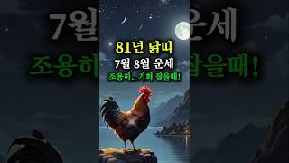 81년 닭띠 25년 7월 8월.. 올여름 즐겁습니다 #닭띠