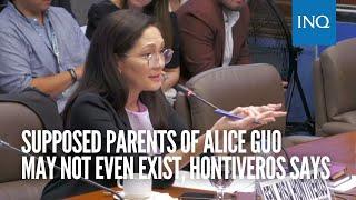 Supposed parents of Alice Guo may not even exist, Hontiveros says