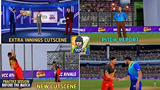 WCC3 New Update Version 1.7.2 Launched || Extraa innings Cutscene & Pitch Report Animation 