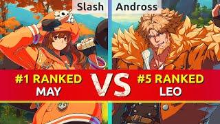 GGST ▰ Slash (#1 Ranked May) vs Andross-11 (#5 Ranked Leo). High Level Gameplay