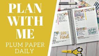 PLAN WITH ME | A5 Plum Paper Daily Planner!