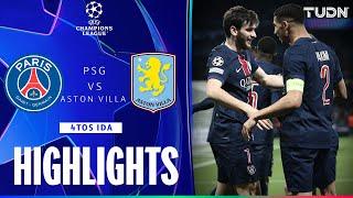 HIGHLIGHTS - PSG vs Aston Villa | UEFA Champions League - 4tos Final 24/25 | TUDN