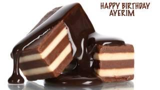 Ayerim  Chocolate - Happy Birthday