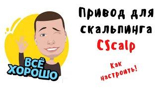 Привод для скальпинга CScalp (как настроить)