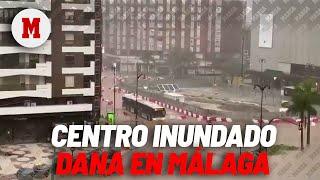 El centro de Málaga inundado por la DANA I MARCA