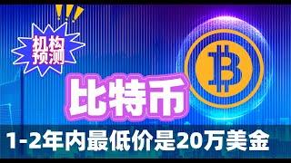 机构预测：比特币1 2年内最低价是20万美金