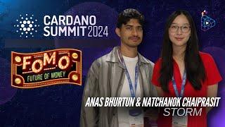 Anas Bhurtun and Natchanok Chaiprasit of Storm | Cardano Summit 2024!