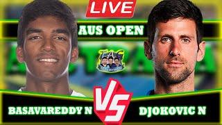 LIVE: Djokovic N vs Basavareddy N • Australian Open 2025 #Djokovic #Basavareddy #AusOpen #Tennis