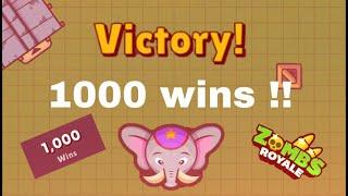 I finally got 1000 wins in ZombsRoyale