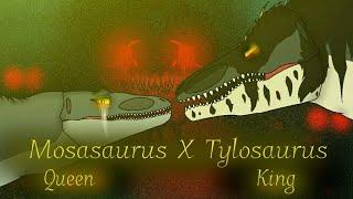 Mosasaurus X Tylosaurus ( Love Story And Animation Dinosaur )