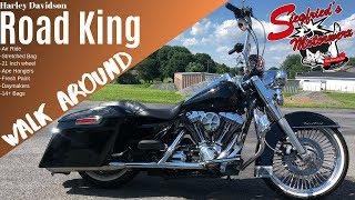 CUSTOM ROAD KING AIR Ride BAGGER Apes and Big Wheel Walk Around SMWX717