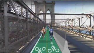 Brooklyn Bridge bike lane: Construction begins on cyclist-only path