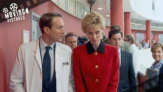 Princess Diana's Hospital Visit Among the Crowds | The Crown (Elizabeth Debicki)