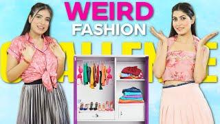 WEIRD Fashion Challenge | #fashion #beauty #styling | DIYQueen