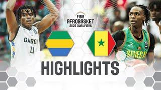 Gabon  v Senegal  | Highlights | FIBA AfroBasket 2025 Qualifiers