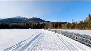 Relaxing Cross Country Skiing POV in New Hampshire | GoPro Workout Scenery | ASMR