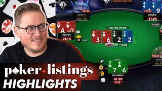 Jaime Staples always finds creative spots! Online Poker Highlights!