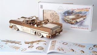 Ugears Dream Cabriolet VM-05 Model Kit Assembly Video