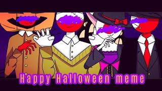 Happy halloween meme(((#countryhumans #Poland #Japan #Russia #nazi ))) aviutl