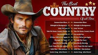 TOP 20 COUNTRY MUSIC Playlist 2024 - Best Old Folk & Country Songs 60s 70s 80s