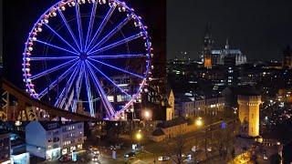 Riesenrad in Köln am Schokoladen Museum 05.11.2021