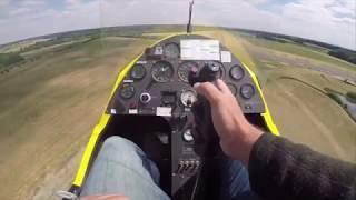 Gyroplane/gyrocopter crosswind landings