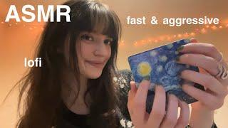 ASMR ~ Lofi Fast, Aggressive & Random Triggers! (Tapping, Scratching)